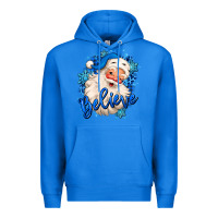 True Royal believe winter christmas santa claus Premium Hoodie - MaliasSmallBusiness