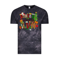 Cloud Black santa's favorite lvn Vintage Tee - Zillion Design Studio