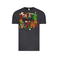 Vintage Black santa's favorite lvn Vintage Tee - Zillion Design Studio