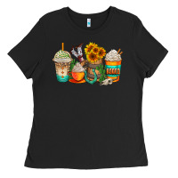 Black rodeo coffee cups Ladies Tee - AdoDesignShop