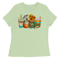 Matcha rodeo coffee cups Ladies Tee - AdoDesignShop