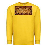 Lemon wooden leopard glitter  license plate template Premium Sweatshirt - BarkalooDesign