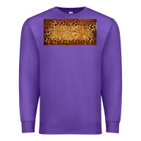 Purple wooden leopard glitter  license plate template Premium Sweatshirt - BarkalooDesign