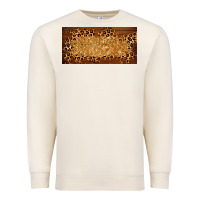 Sandshell wooden leopard glitter  license plate template Premium Sweatshirt - BarkalooDesign