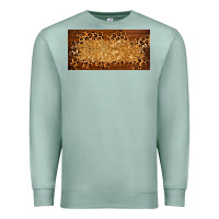 Seafoam wooden leopard glitter  license plate template Premium Sweatshirt - BarkalooDesign