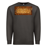 Smoke wooden leopard glitter  license plate template Premium Sweatshirt - BarkalooDesign