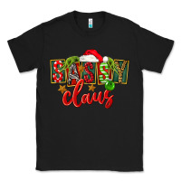 Black christmas sassy claus Classic Tee - FaDigitalArtStudio