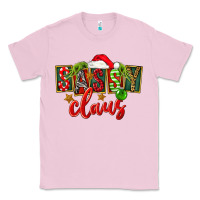 Bubblegum Pink christmas sassy claus Classic Tee - FaDigitalArtStudio