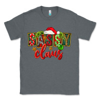 Charcoal Heather christmas sassy claus Classic Tee - FaDigitalArtStudio