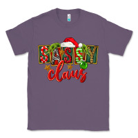 Lavender christmas sassy claus Classic Tee - FaDigitalArtStudio