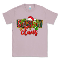 Lilac christmas sassy claus Classic Tee - FaDigitalArtStudio