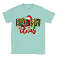 Seafoam christmas sassy claus Classic Tee - FaDigitalArtStudio