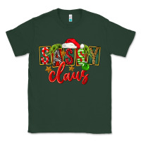 Sports Green christmas sassy claus Classic Tee - FaDigitalArtStudio