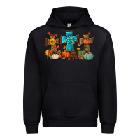 Black fall tree cross Urban Hoodie - BundleAndBundleShop