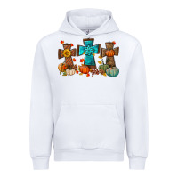 White fall tree cross Urban Hoodie - BundleAndBundleShop