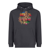 Smoke serape leopard patch Heavyweight Hoodie - AdoDesignShop