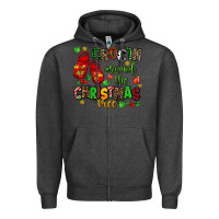 Charcoal Heather Croc'in around the christmas tree Zipper Hoodie - AdoDesignShop