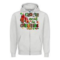 Dove Grey Croc'in around the christmas tree Zipper Hoodie - AdoDesignShop