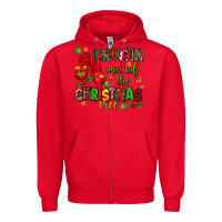 Red Croc'in around the christmas tree Zipper Hoodie - AdoDesignShop