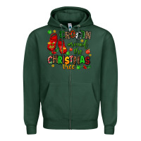 Sports Green Croc'in around the christmas tree Zipper Hoodie - AdoDesignShop