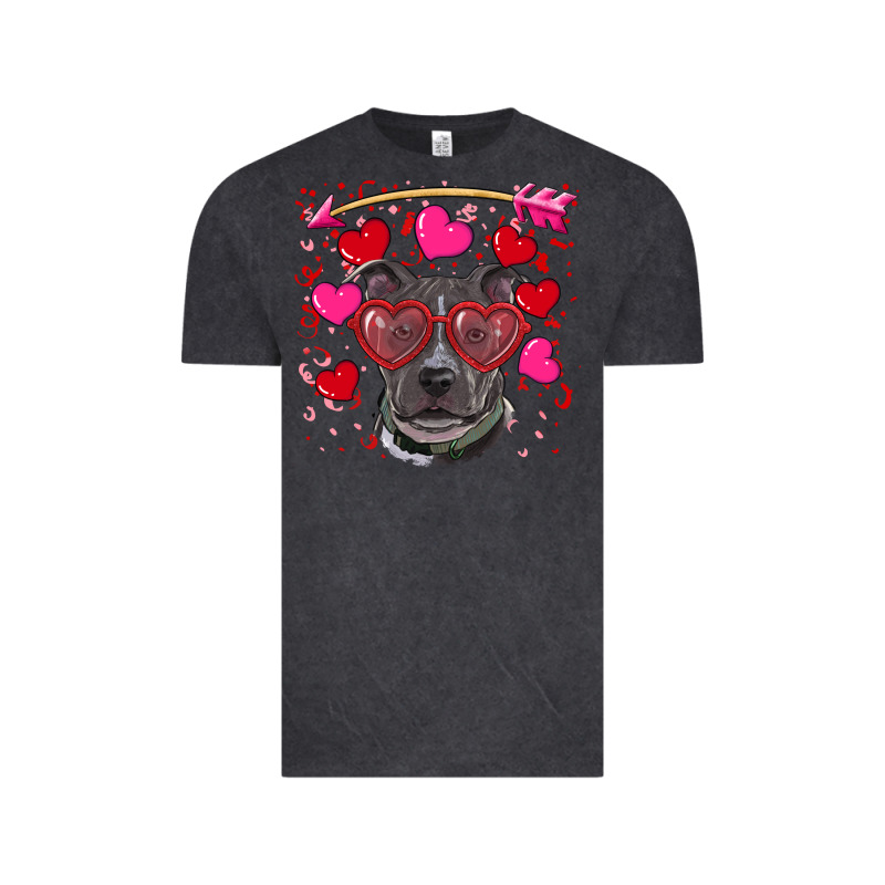 Valentine's Day  Pitbull Vintage Tee by RanaPortraitStore | Teevron