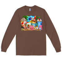 Chestnut travel coffee cups Long Sleeve Tee - Zillion Design Studio