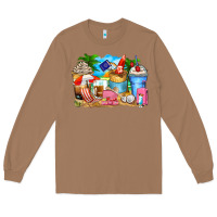Toasted Coconut travel coffee cups Long Sleeve Tee - Zillion Design Studio