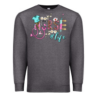 Charcoal Heather nurse life Premium Sweatshirt - BarkalooDesign
