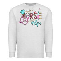 Oatmeal Heather nurse life Premium Sweatshirt - BarkalooDesign