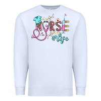 White nurse life Premium Sweatshirt - BarkalooDesign