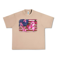 Burro breast cancer american flag background Urban Heavy Tee - BarkalooDesign
