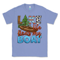 Colony Blue lake life floats my boat Classic Tee - HRA Design Shop