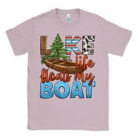 Lilac lake life floats my boat Classic Tee - HRA Design Shop