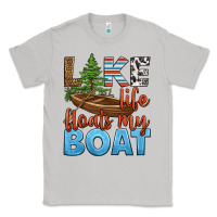 Moon Dust lake life floats my boat Classic Tee - HRA Design Shop