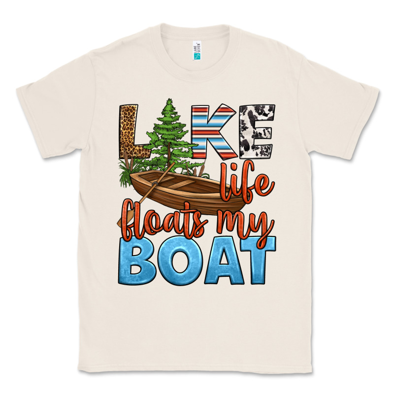 Lake Life Floats My Boat Classic Tee by HRA Design Shop | Teevron