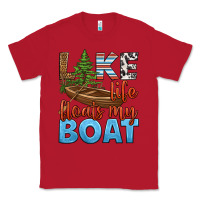 Red lake life floats my boat Classic Tee - HRA Design Shop