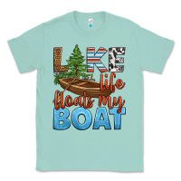 Seafoam lake life floats my boat Classic Tee - HRA Design Shop