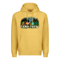 Antique Gold camp crew Premium Hoodie - NancyCooperArtShop