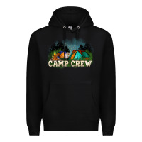 Black camp crew Premium Hoodie - NancyCooperArtShop