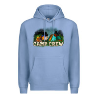Colony Blue camp crew Premium Hoodie - NancyCooperArtShop
