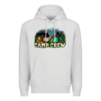 Dove Grey camp crew Premium Hoodie - NancyCooperArtShop