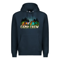 Navy camp crew Premium Hoodie - NancyCooperArtShop