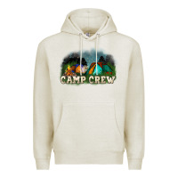 Oatmeal Heather camp crew Premium Hoodie - NancyCooperArtShop