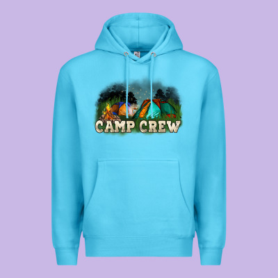 Camp Crew Premium Hoodie Designed By Nancycooperartshop