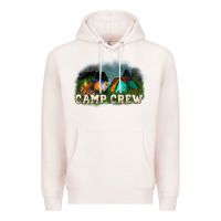 Pale Pink camp crew Premium Hoodie - NancyCooperArtShop