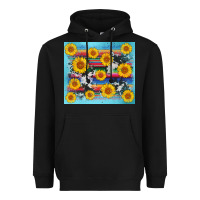 Black serape cowhide sunflower Heavyweight Hoodie - AdoDesignShop