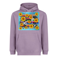 Lavender serape cowhide sunflower Heavyweight Hoodie - AdoDesignShop