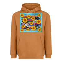 Meerkat serape cowhide sunflower Heavyweight Hoodie - AdoDesignShop