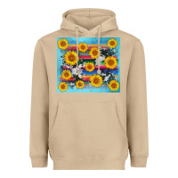 Mushroom serape cowhide sunflower Heavyweight Hoodie - AdoDesignShop