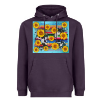 Plum serape cowhide sunflower Heavyweight Hoodie - AdoDesignShop